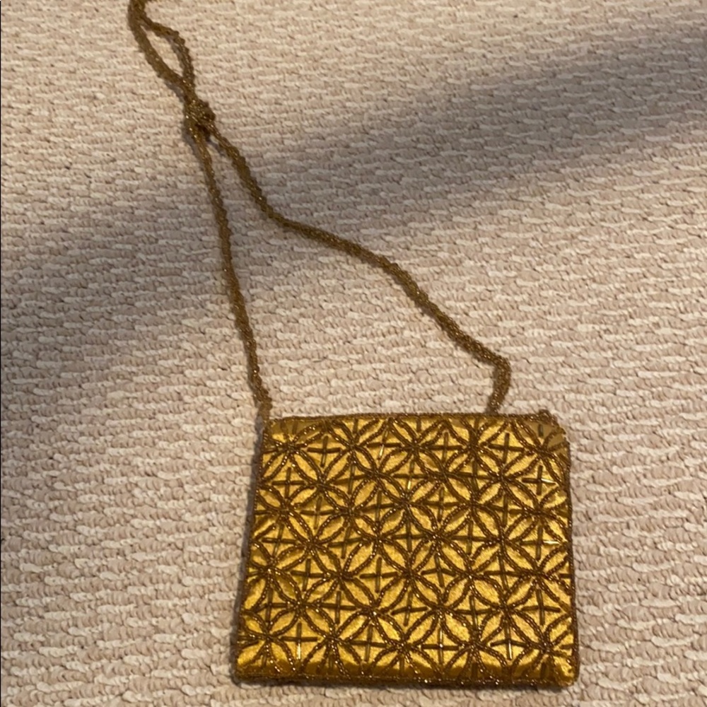 Cute Mini Gold Bag
